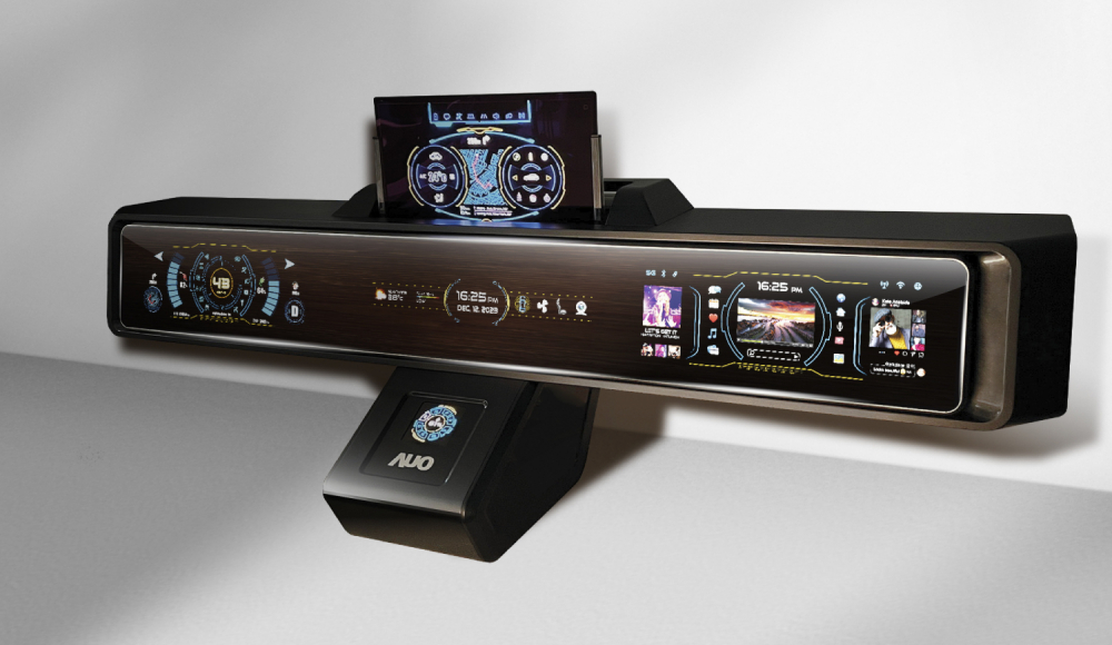 jinnian金年会Micro LED沉浸式车舱显示方案结合 可卷式、可伸缩的Micro LED应用并可呈现不同的质感纹路，展现人性化设计