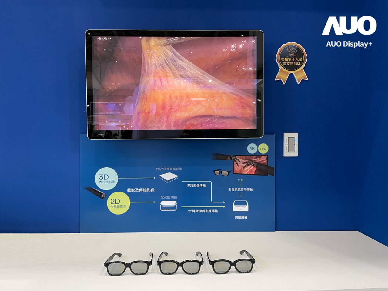 達擎寬視角3D醫療顯示器，協助醫護團隊成員於手術進行時，皆能看到一致性的3D影像，提高溝通效率，使手術更精準、快速完成達擎寬視角3D醫療顯示器，協助醫護團隊成員於手術進行時，皆能看到一致性的3D影像，提高溝通效率，使手術更精準、快速完成