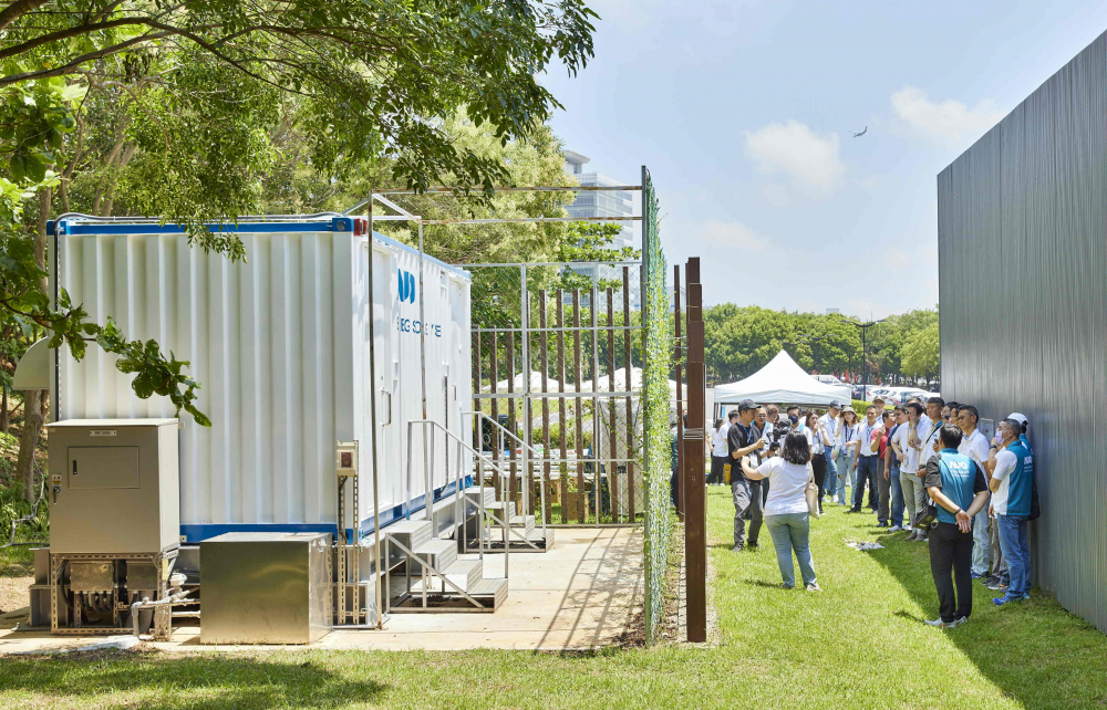 友達西大墩窯文化館建置屋頂全綠電及儲能櫃，為兼具創能儲能的永續綠能場域