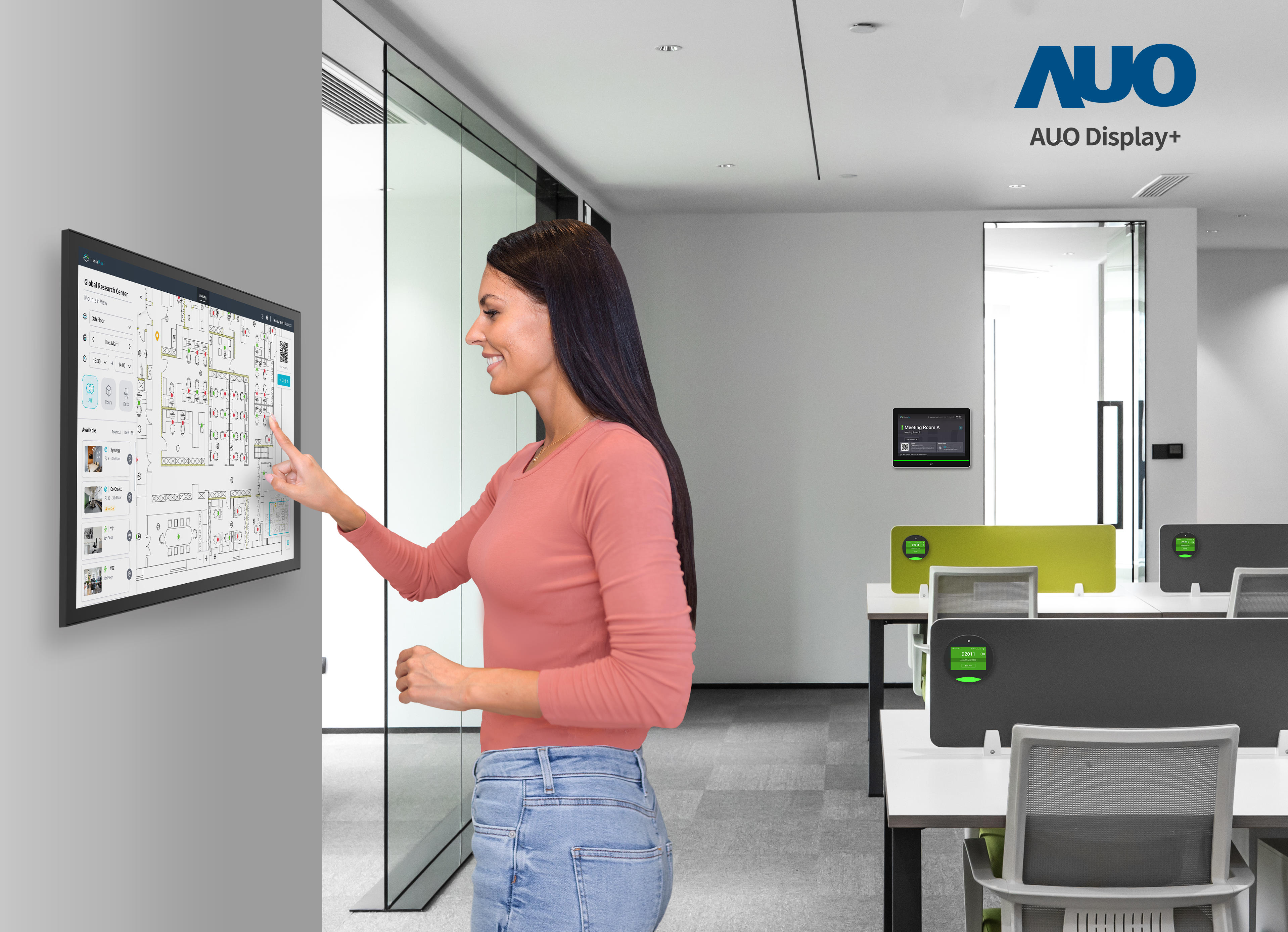 达擎会议空间管理解决方案可应用于空间预约和管理流程，将办公空间的查询、预约和保留等流程自动化，为用户提供更灵活、弹性的工作模式