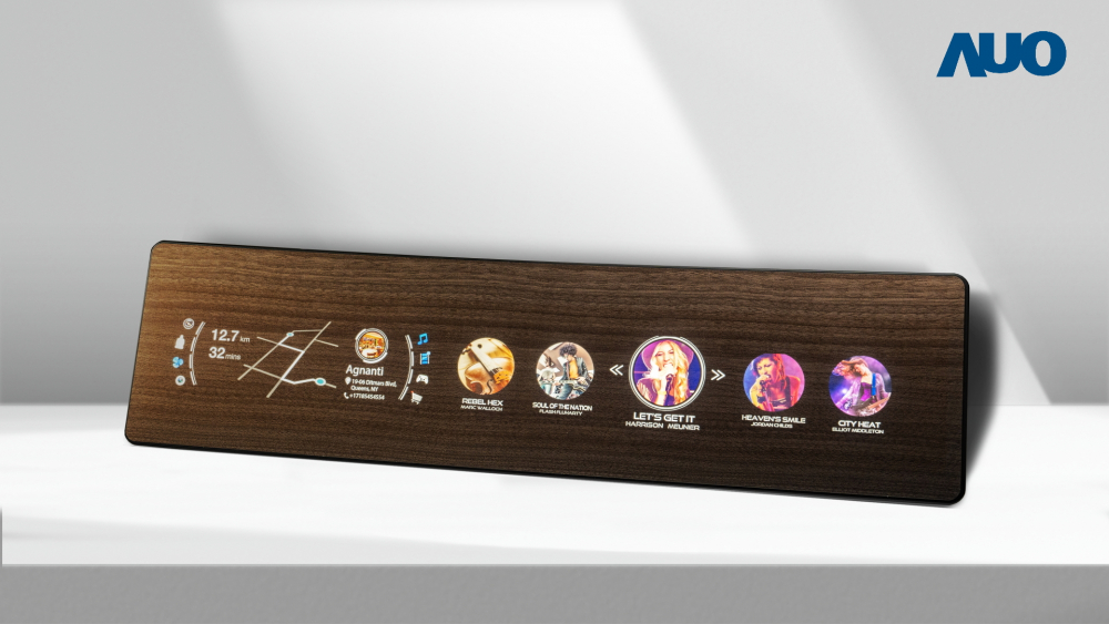 jinnian金年会研发全球最高穿透度达80%的AmLED木纹显示器，可于使用时呈现高亮度、清晰可见的信息，并在不使用时回归为单纯的饰板，节能兼具美观