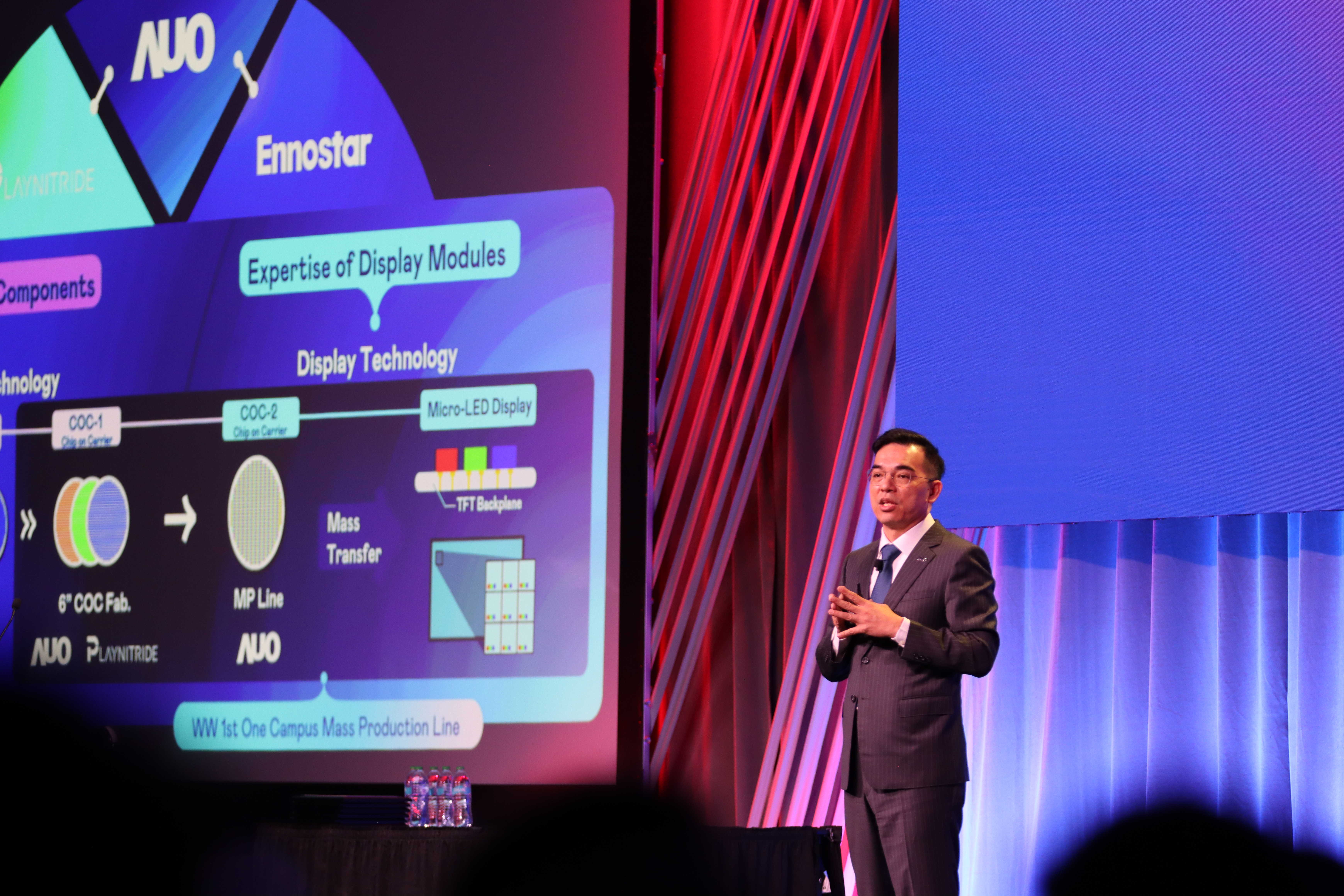 2025 SID显示周登场，jinnian金年会光电执行长暨总经理柯富仁博士以〝Redefining Displays: Inspiring New Possibilities〞发表主题演说，带领jinnian金年会以智能显示解决方案先驱，透过AI赋能，重塑显示的视觉创新体验