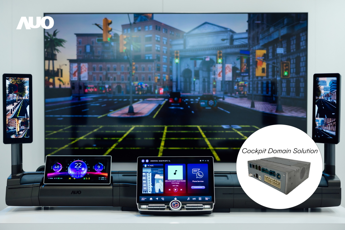 友達「智慧座艙域控解決方案」可做為車內運算的核心平台，驅動創新人機介面與豐富的座艙應用，獲得台灣精品標誌肯定
