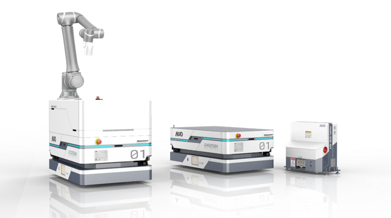 友達數位開發的自主式移動機器人（AMR250M），搭配全向輪並結合AI演算法、2D LiDAR、3D攝影機等技術，協助客戶實現產線全自動化